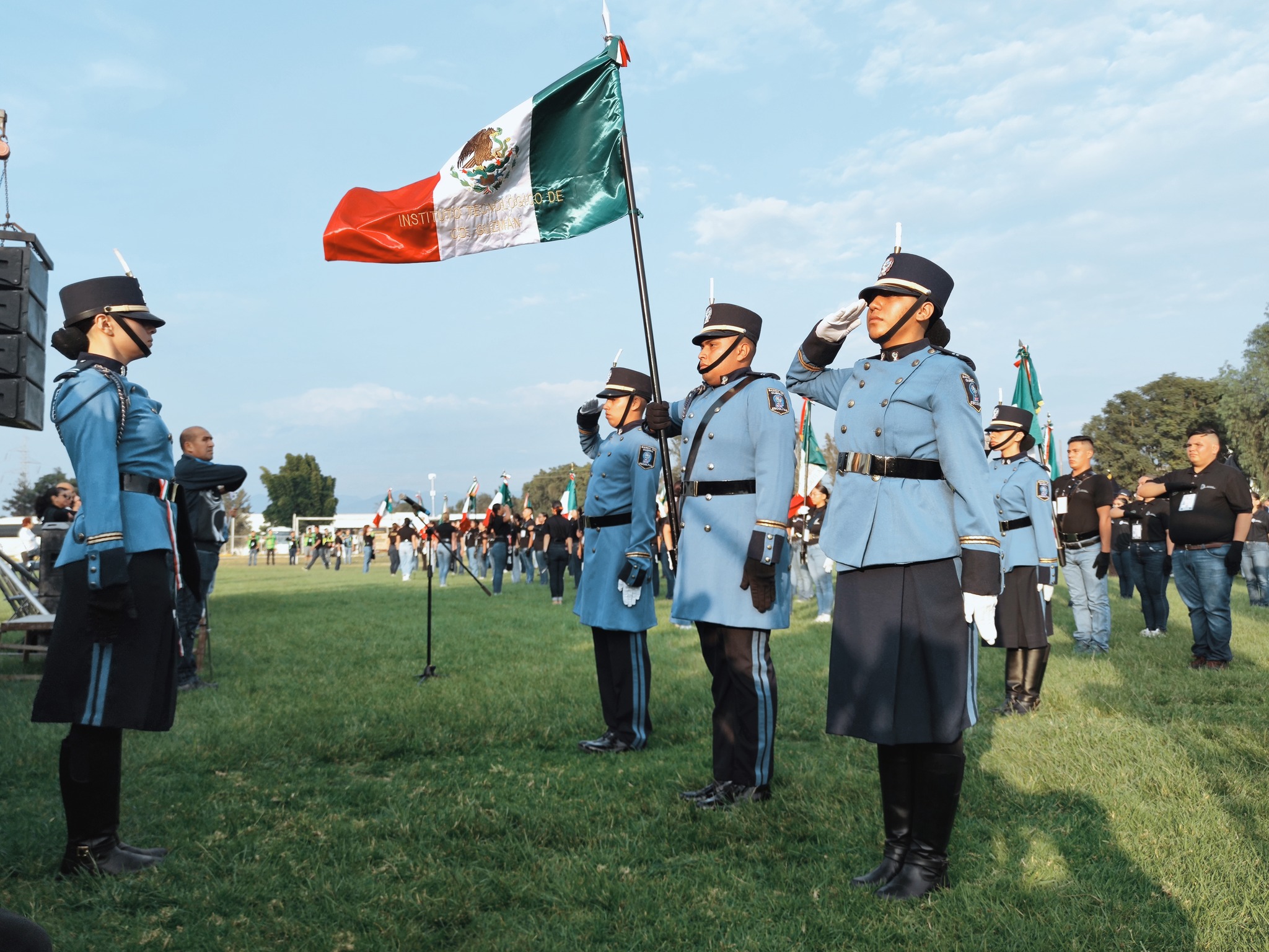 Con gran emoción, se inaugura el IX Encuentro Regional de Escoltas y Bandas de Guerra, Zona Centro